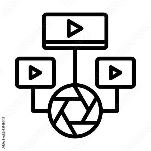 Video Monitoring Icon