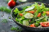 Vegetarian salad with fennel