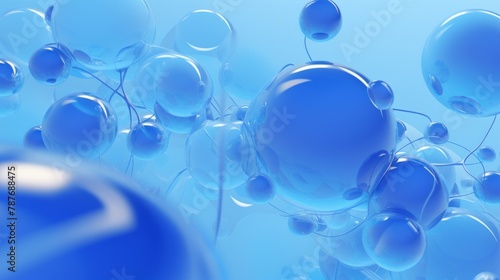 3D background of blue bubbles_2.jpeg, 3D background of blue bubbles