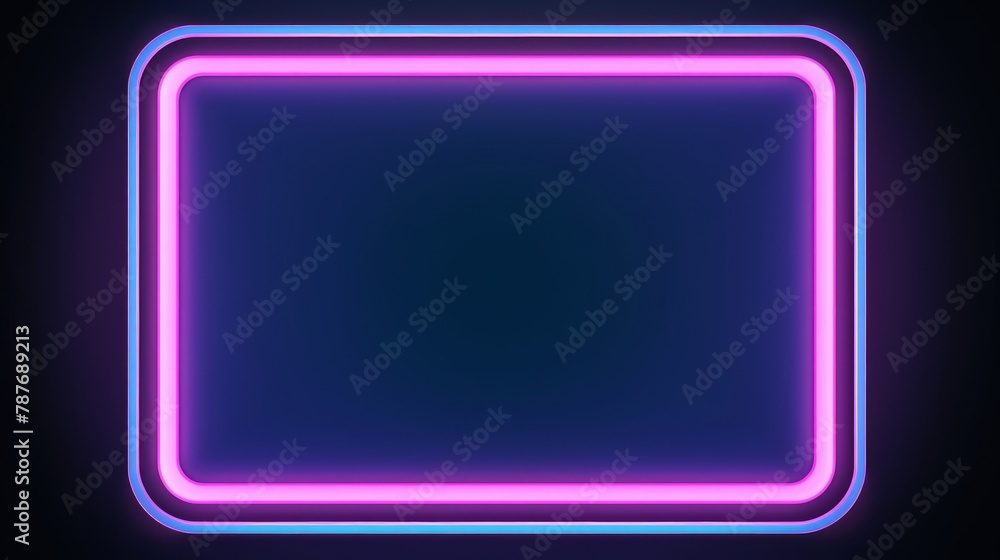 3d frame glowing in the dark, pink blue neon light, illuminate frame design 3d frame glowing in the dark, pink blue neon light, illuminate frame design