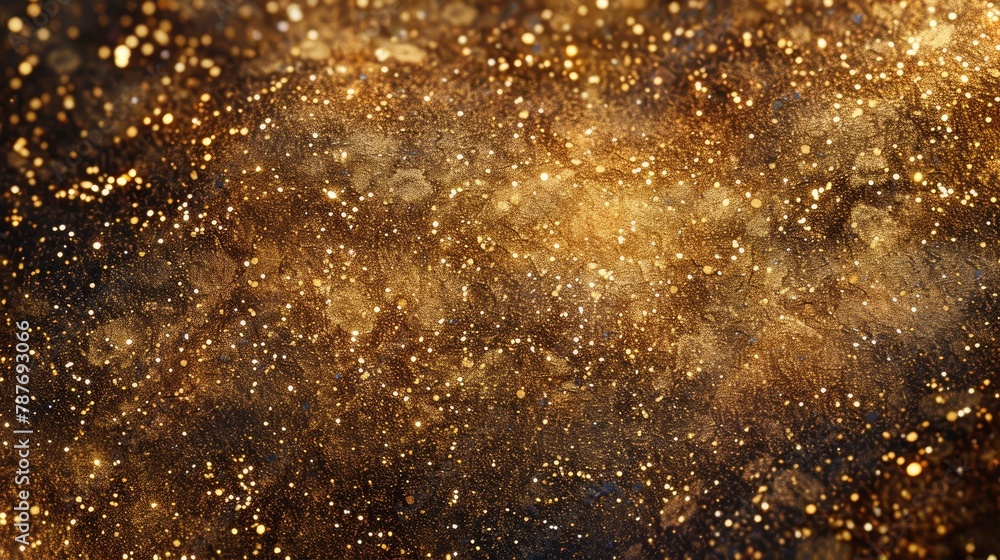 Shimmering gold glitter texture backdrop