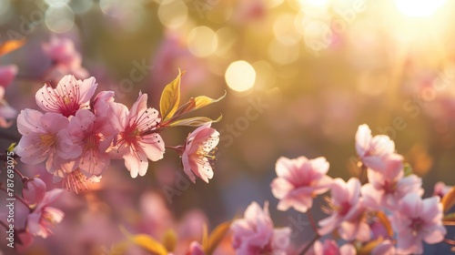 Blossom tree over nature background. Spring flowers.Spring Background © buraratn