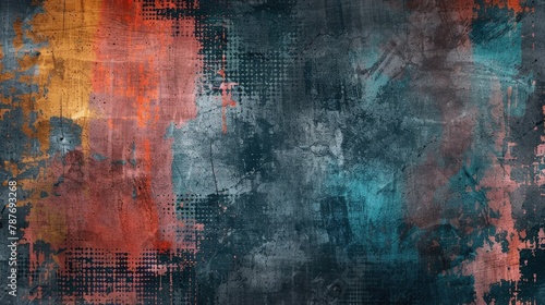 Grunge Texture in Abstract Graphic Design