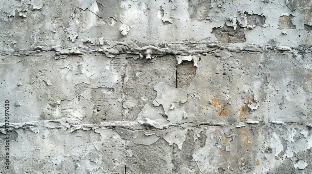 Obraz premium Texture of a concrete wall in gray with a sand like feel