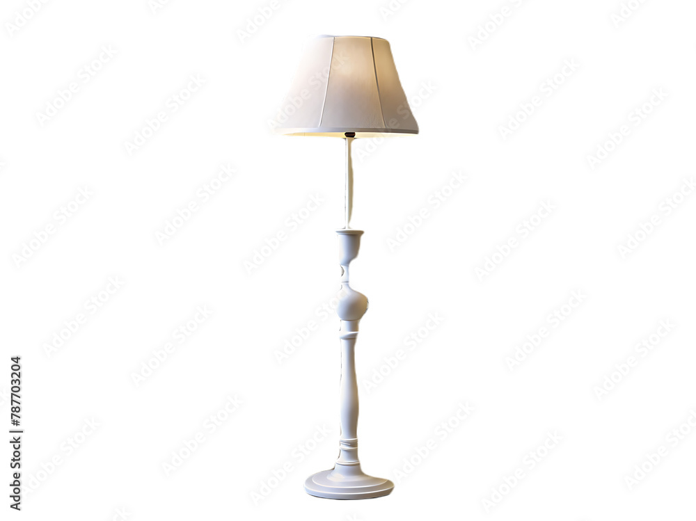 Floor lamp on transparent background Floor lamp on transparent background
