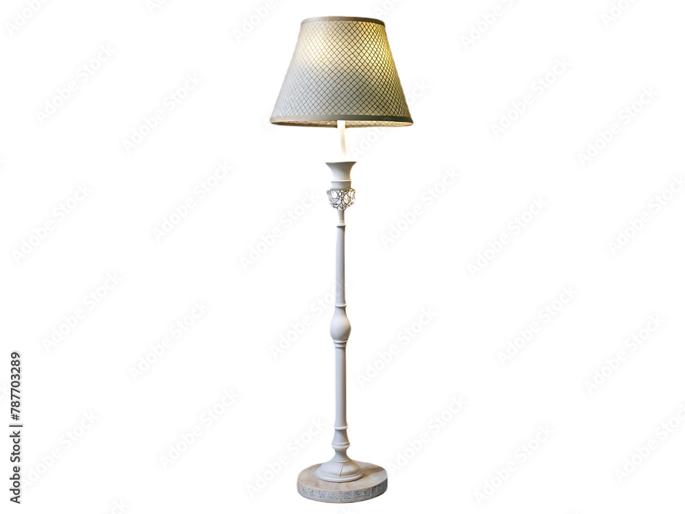 Floor lamp on transparent background Floor lamp on transparent background
