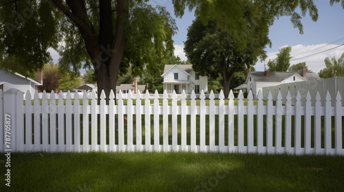 White house fence