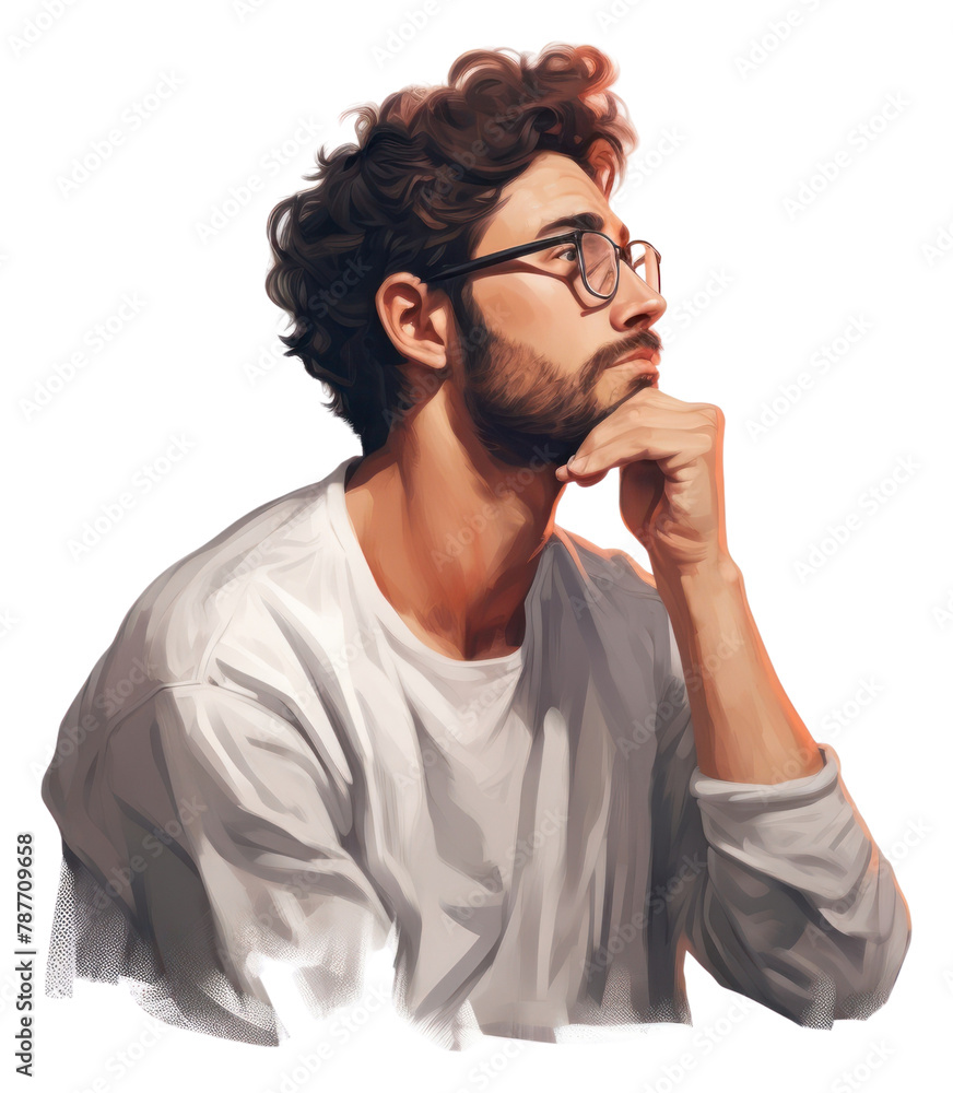PNG Men Person thinking portrait person adult. PNG Men Person thinking portrait person adult.