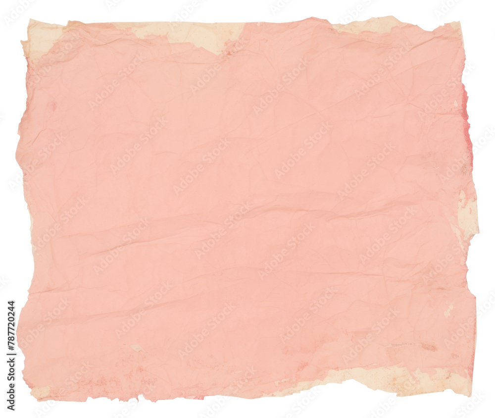 PNG Pink ripped paper text diaper.
