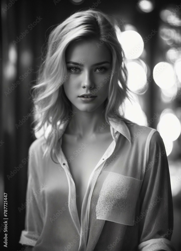Portrait of a beautiful model Portrait of a beautiful model