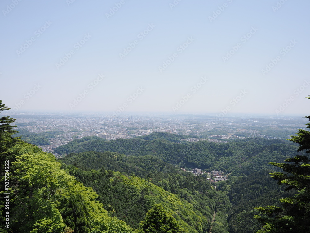 Obraz premium 高尾山からの景色