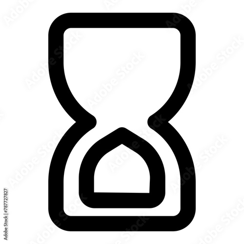 sand clock icon vector illustration asset element