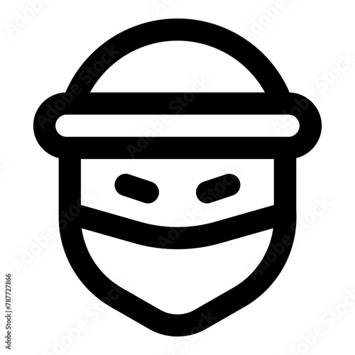 thief icon vector illustration asset element
