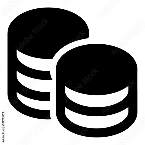 coins icon vector illustration asset element