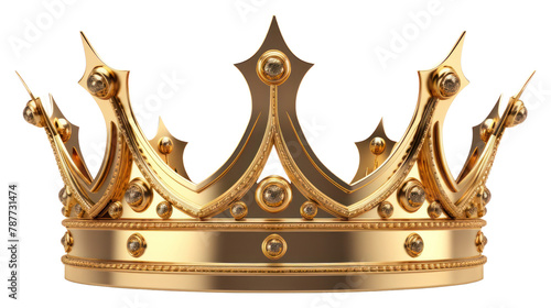 PNG  A crown gold white background accessories photo