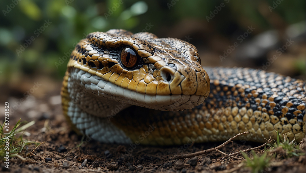 viper snake in the jungle viper snake in the jungle