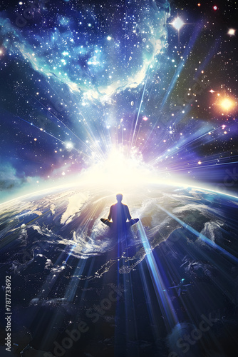 Illustration of Omnipotence: The Supreme Power Ruling Over The Universe © Elijah