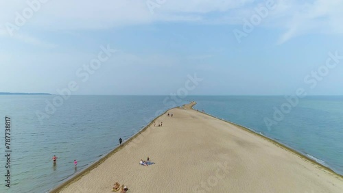 Headland Rewa Cypel Rewski Aerial View Poland photo