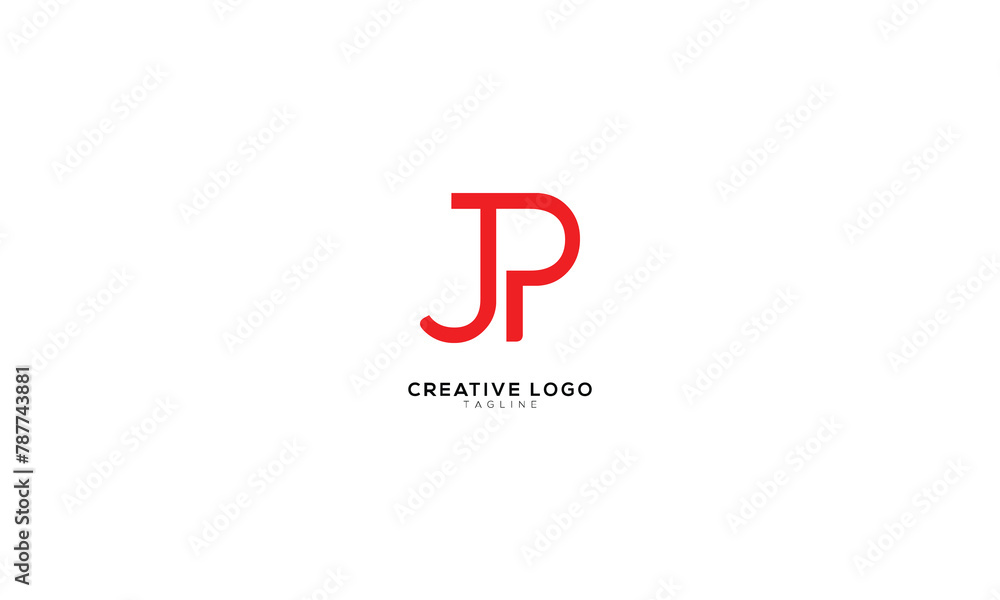 JP PJ Abstract initial monogram letter alphabet logo design JP PJ Abstract initial monogram letter alphabet logo design
