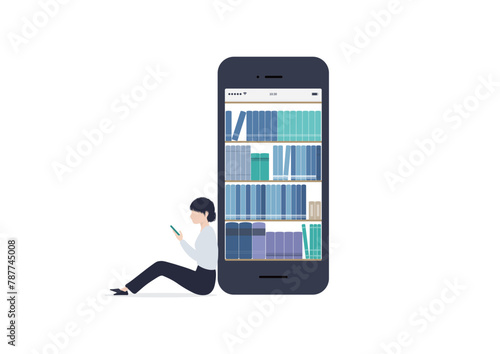 スマートフォンで手軽に読書ができる電子書籍