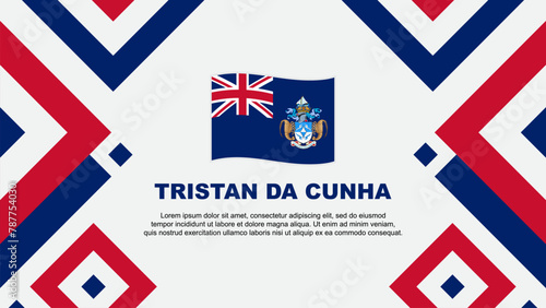 Wallpaper Mural Tristan Da Cunha Flag Abstract Background Design Template. Tristan Da Cunha Independence Day Banner Wallpaper Vector Illustration. Tristan Da Cunha Template Torontodigital.ca