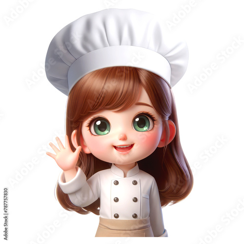 little girl cook No.A010