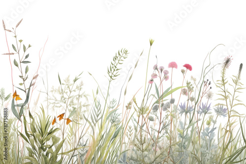PNG Minimal meadow nature outdoors drawing. photo