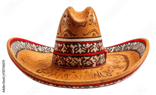 PNG Mexico sombrero white background tradition. photo