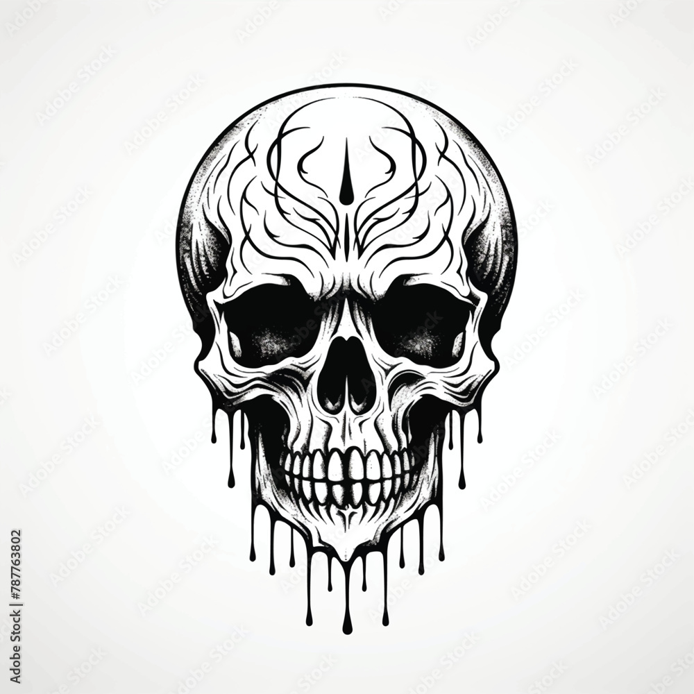 Fototapeta premium Skull king logo inflatable skull drawing by hand human skull is hand drawn earth hand drawn animals giving hand drawing cranium skull welcome hand drawing human skeleton for sale