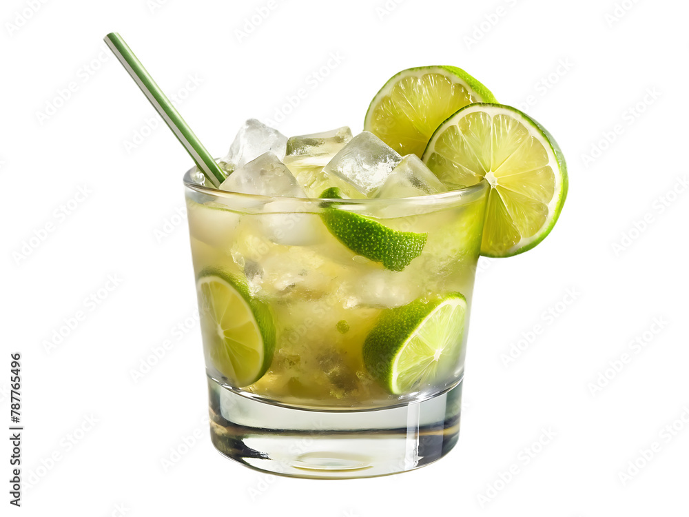 Tasty mint julep cocktail glass isolated on transparent background Tasty mint julep cocktail glass isolated on transparent background