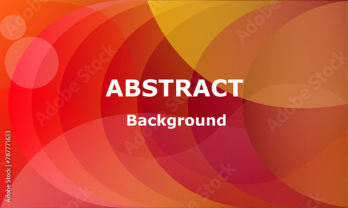 Template banner with Red and Yellow gradient color. design with liquid shape.