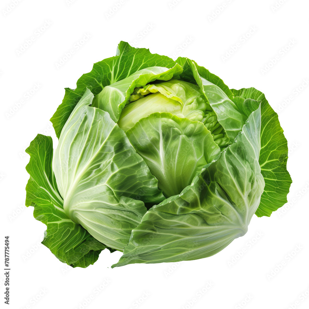 Raw cabbage isolated on white Raw cabbage isolated on white