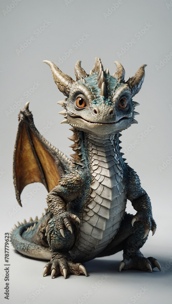 Image of baby dragon white background 14 Image of baby dragon white background 14