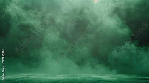 Background green grass smoke cloud fart soccer night field dust poison potion floating sport transparent dirty fog stadium stink mist.
