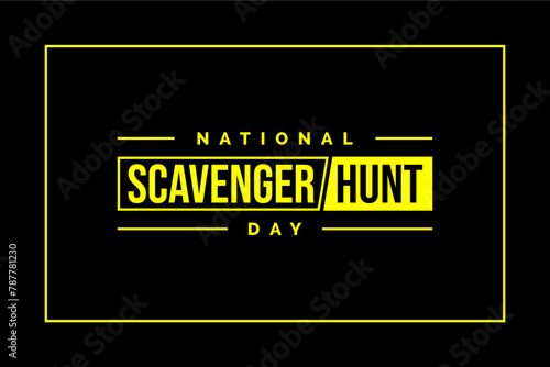 National Scavenger Hunt Day-1...