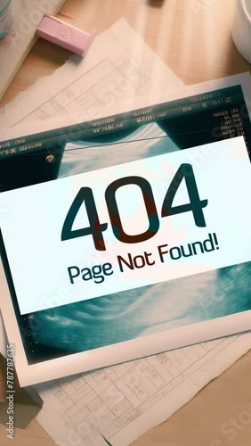 An ultrasound with a 404 error