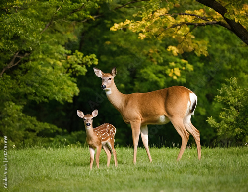 roe deer in the forest