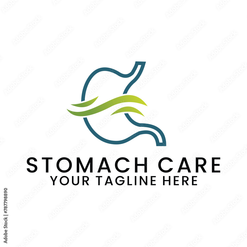 stomach logo, simple vector design medical human health stomach logo, simple vector design medical human health