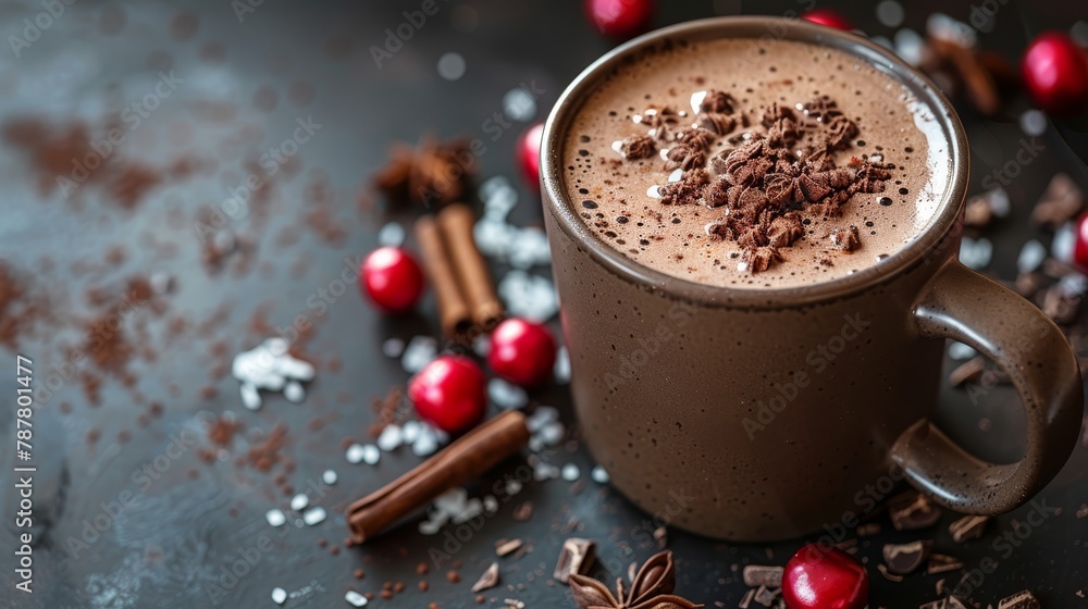 A tight shot of a steaming cup of coffee on a table Cinnamon and star anise sit beside it A tight shot of a steaming cup of coffee on a table Cinnamon and star anise sit beside it
