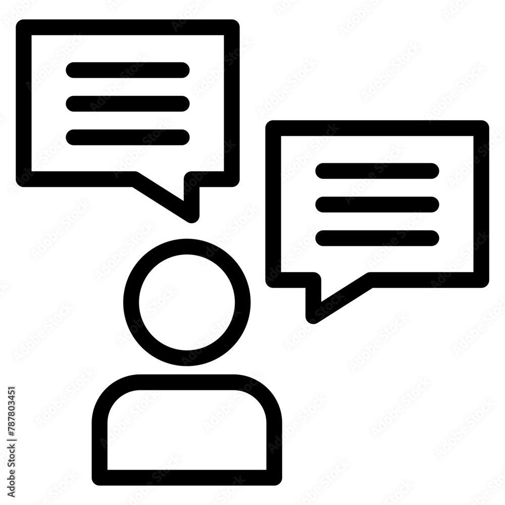 Business meeting vector icon. Business meeting vector icon.