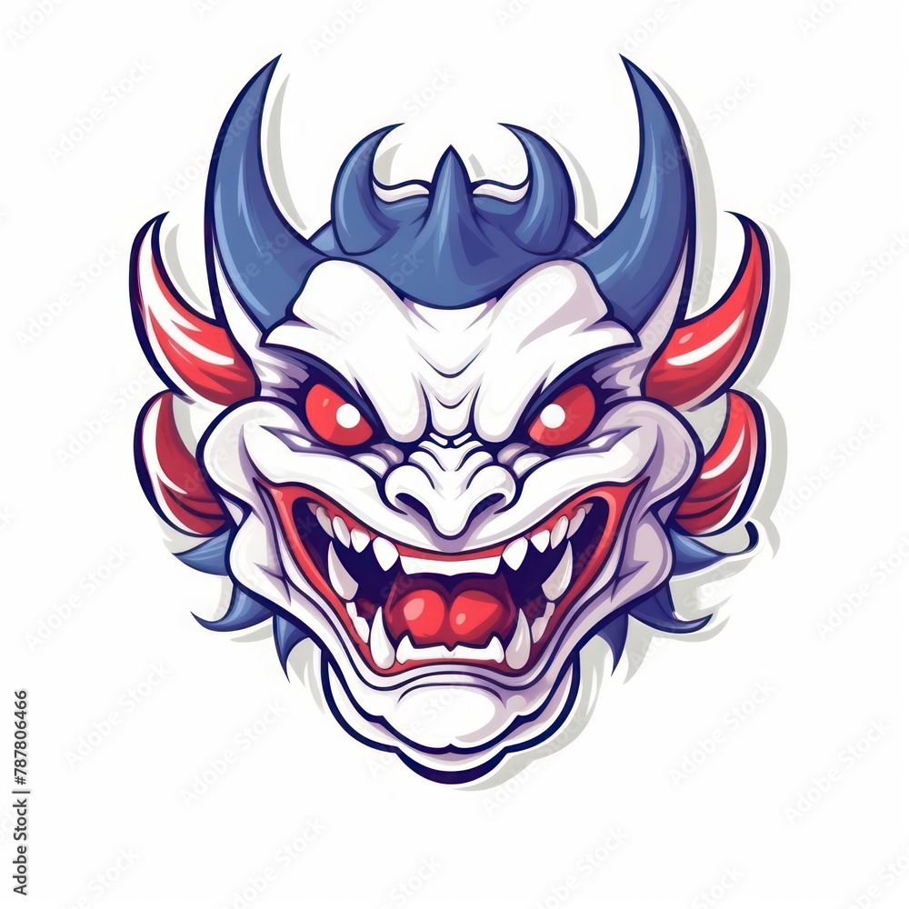 Dynamic rokurokubi monster head Japanese anime manga style Dynamic rokurokubi monster head Japanese anime manga style