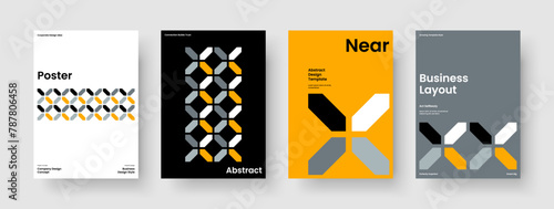 Geometric Book Cover Template. Modern Report Layout. Abstract Brochure Design. Poster. Business Presentation. Flyer. Banner. Background. Brand Identity. Notebook. Leaflet. Newsletter. Journal