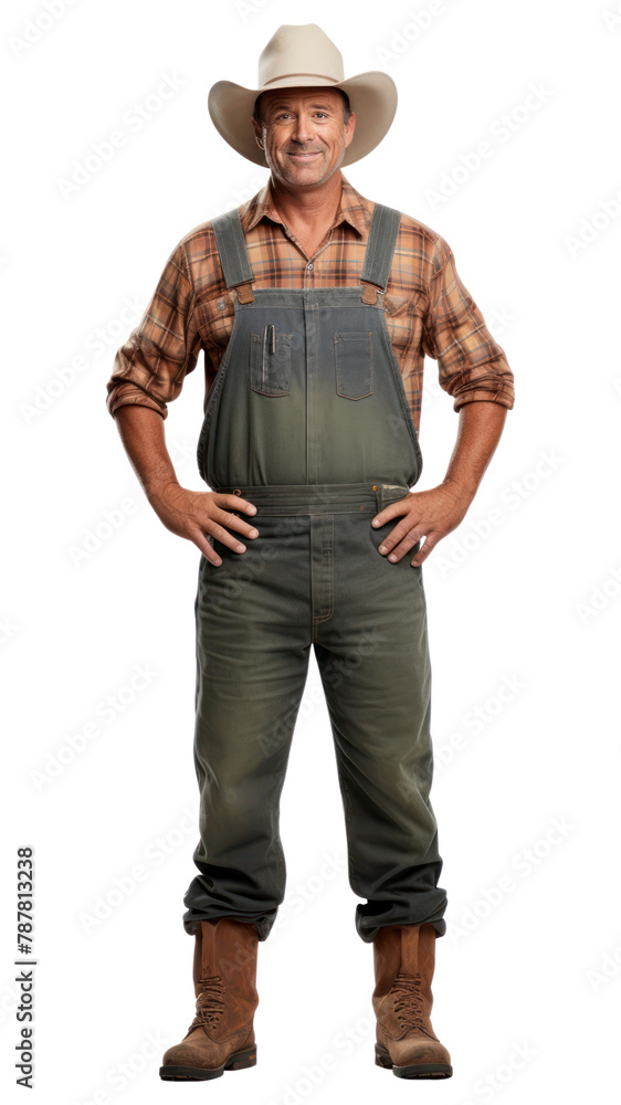 PNG A countryside farmer standing adult man. AI generated Image by rawpixel. PNG A countryside farmer standing adult man. AI generated Image by rawpixel.