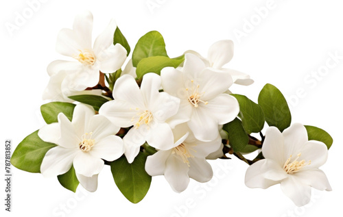 PNG Jasmine blossom flower plant.