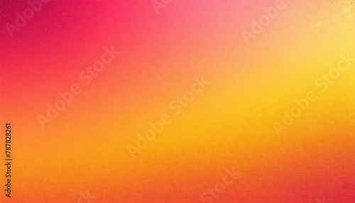 Groovy Gradient: Abstract Retro Banner Design with Pink, Yellow, and Orange Noise Texture
