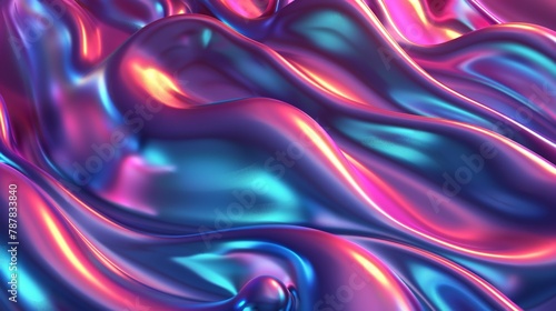 Modern background with smooth shiny waves