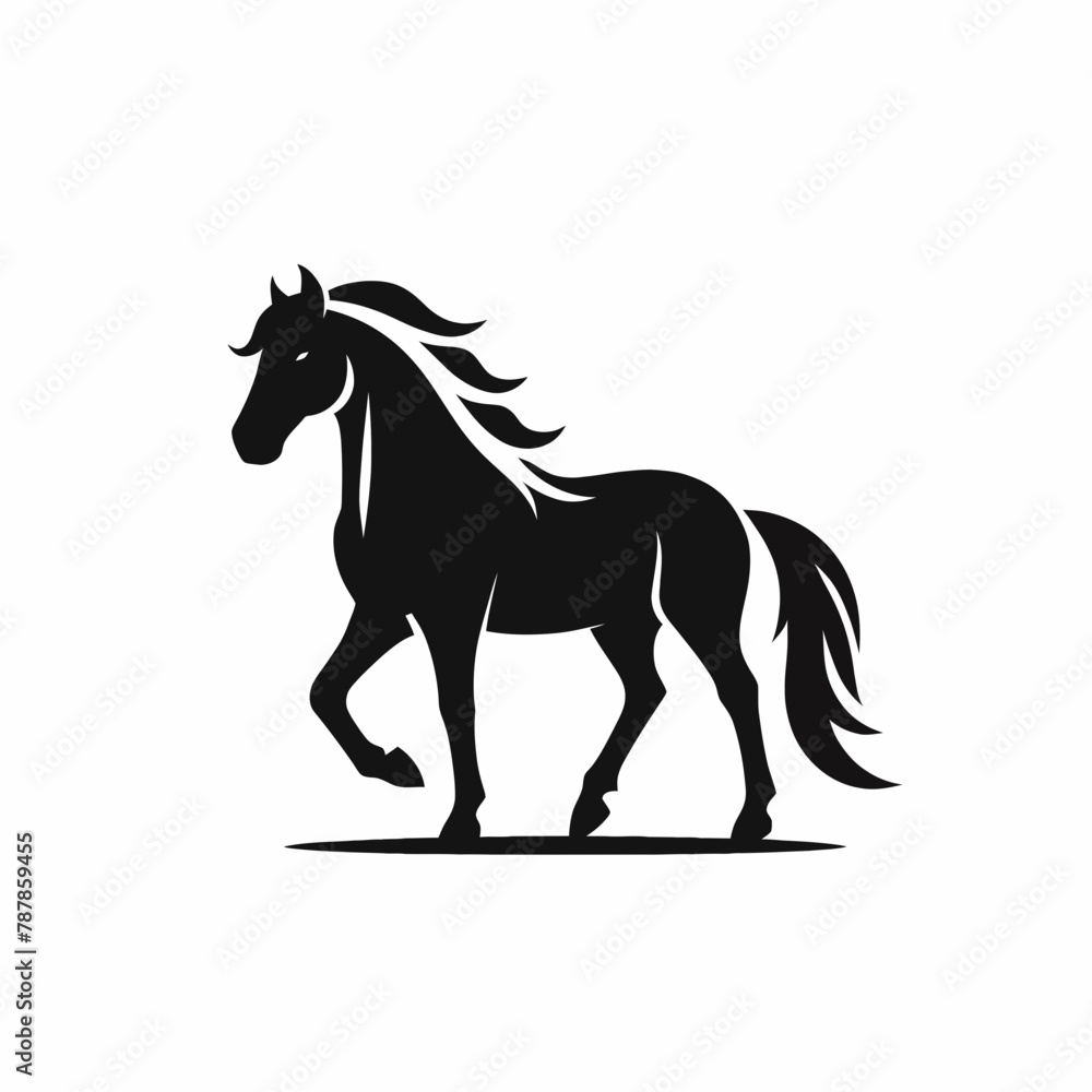 horse silhouette vector illustration White Background, icon, farm animal Template
horse silhouette vector illustration White Background, icon, farm animal Template