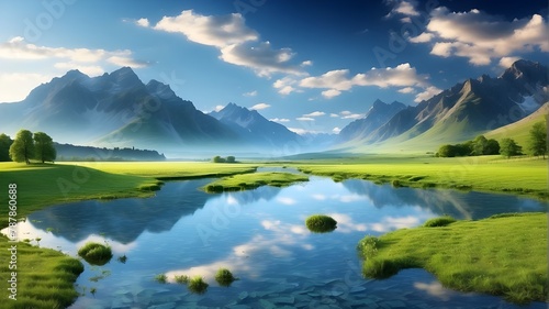 Gorgeous HD landscape wallpaper, ultra realistic wallpaper, high definition landscape picture