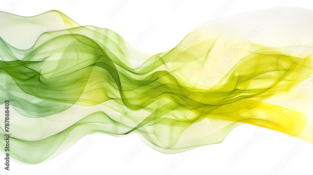 wavy abstract green and yellow watercolour background isolated on transparent background wavy abstract green and yellow watercolour background isolated on transparent background