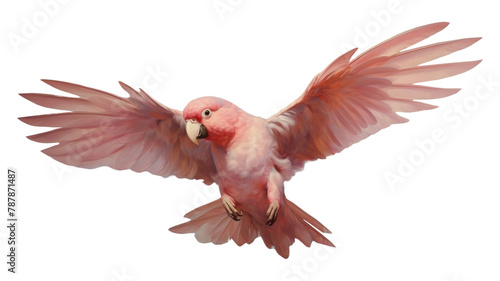PNG Pink parrot flying cockatoo animal bird photo